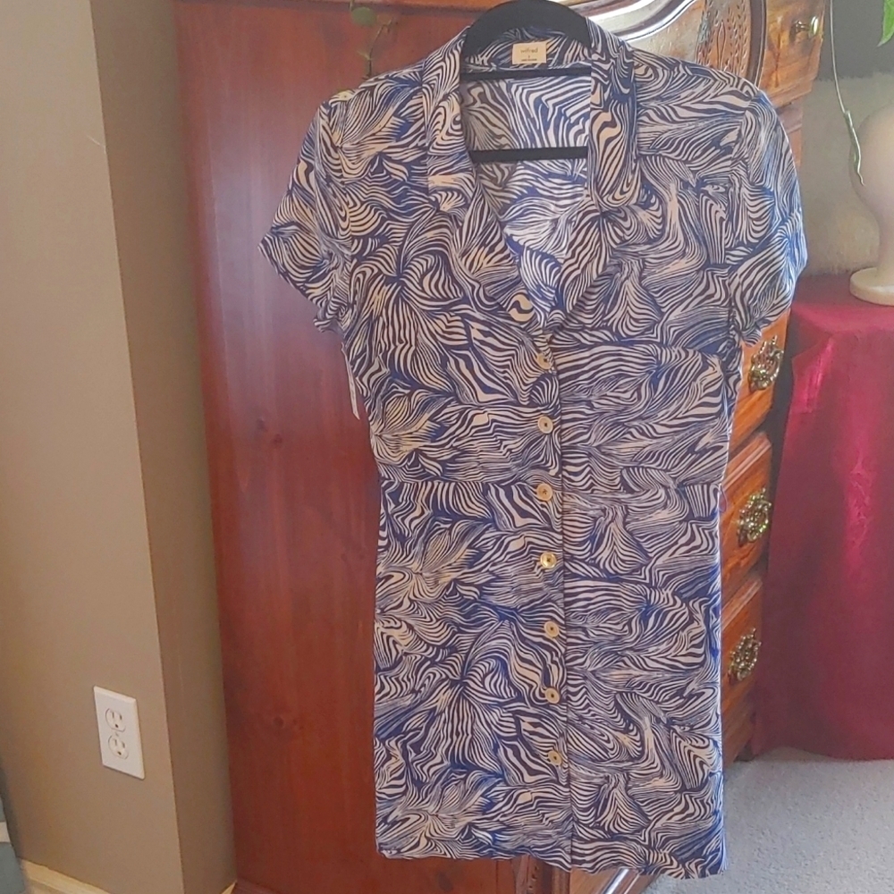 Nwt Aritzia Wilfred Shirt Mini Dress Size Small - Picture 3 of 14